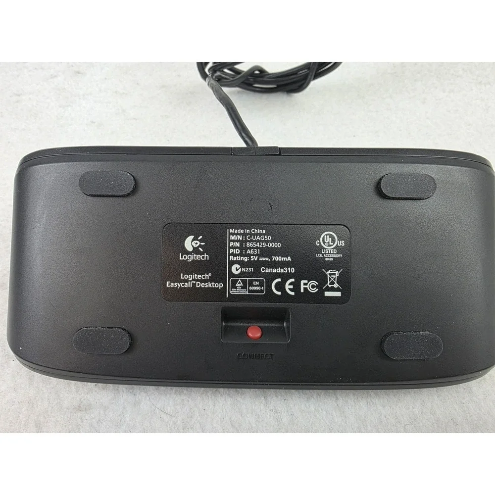 Logitech EasyCall Cordless Desktop Wireless Keyboard Mouse‎ Speakerphone Combo